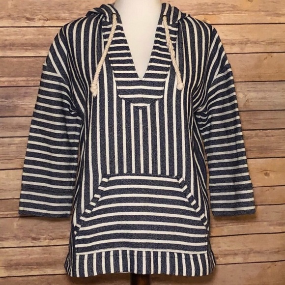 J. Crew Factory Sweaters - {J. Crew} Striped Hoodie